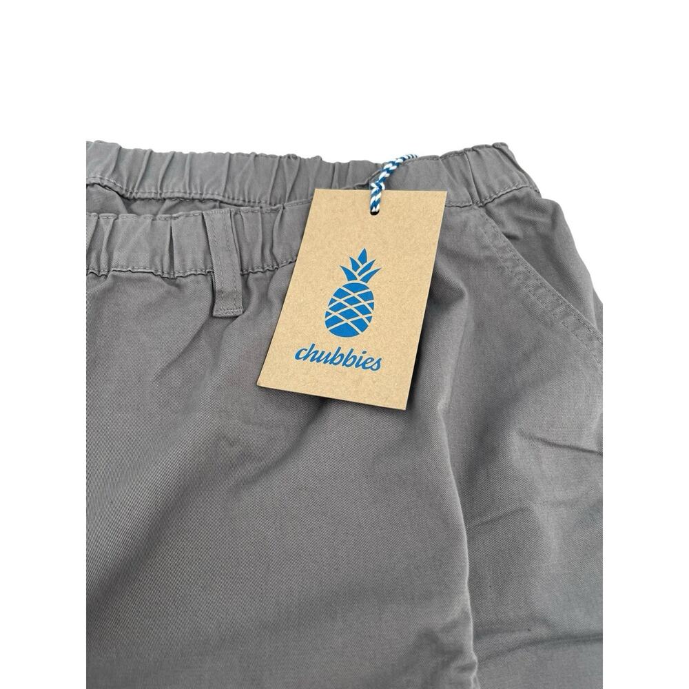Men's Flat Front Gray Shorts - Picture 3 of 10